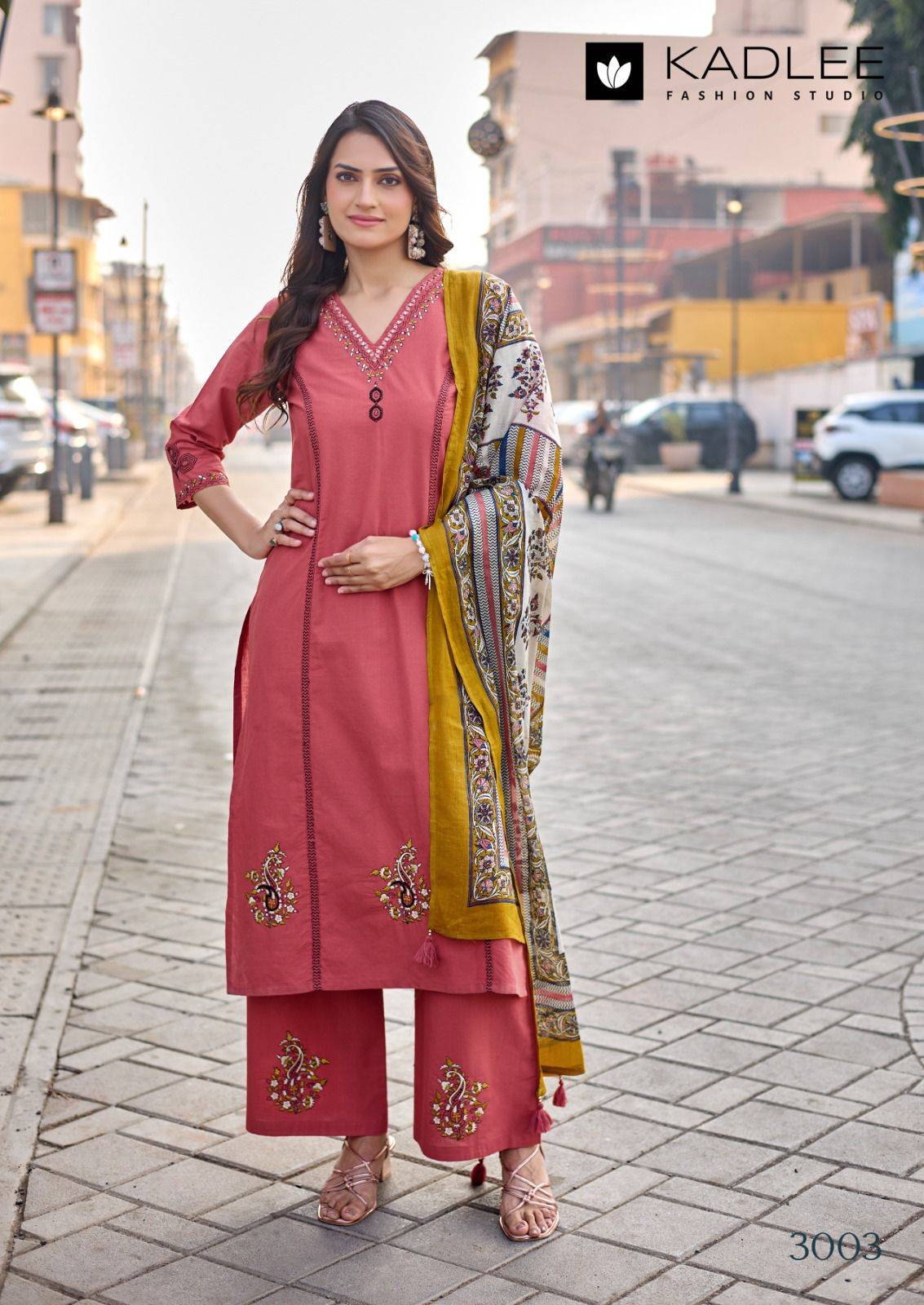 Varuni By KADLEE 3001 To 3004 Series Designer Casuals Wear Collection Cotton Kurtis At Wholesale Price